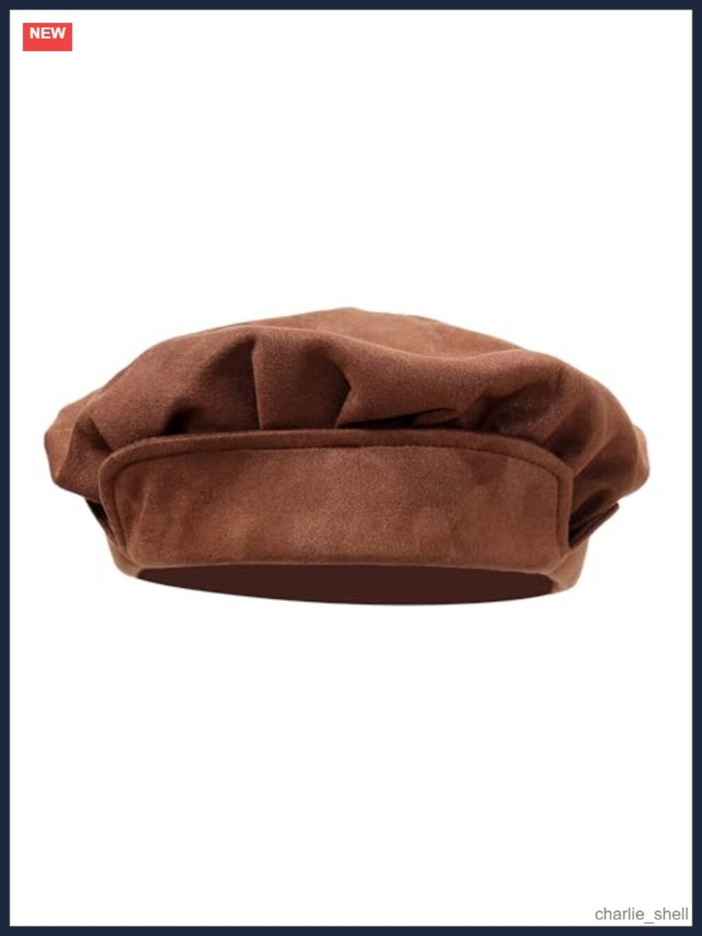 Faux Suede Medieval Beret Cap Renaissance Festival Costume Hat